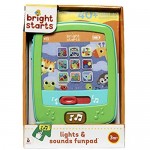 Bright Starts Lights & Sounds FunPad Musical Toy - Introduce Shapes Colors Numbers Ages 3 Months +
