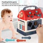 Cube Toy 18Months+ Boy and Girl Hand Drum Piano Toy 8 in 1 Early Educational Discover Cube Play Learning Center for Toddlers Five Music Modes Kids Toy with Lights Sounds