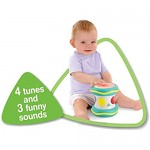 Early Learning Centre Lights & Sounds Drum Hand Eye Coordination Stimulates Senses Baby Toys for 9 Months Exclusive