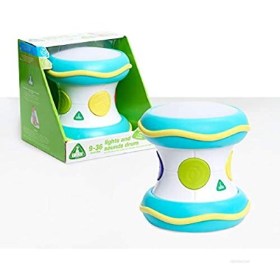 Early Learning Centre Lights & Sounds Drum  Hand Eye Coordination  Stimulates Senses  Baby Toys for 9 Months   Exclusive