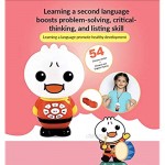 Food Superman Educational Story Teller Early Language Learning Toy for Kids Gift Soft Lighting Include 54 Chinese / English Children Nursery Rhyme Lullaby Songs Bedtime Stories X'Mas Gift