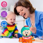 HOMETTER Baby Octopus Music Toy Toddler Electronic Learning Sensory Toy Toddler Musical Toy for 18 - 24 Month Old Perfect Toys for 2 Year Old Boys and Girls (Octopus Music Toy)