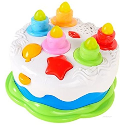 Mallya Kids Birthday Cake Toy for Baby & Toddlers with Counting Candles & Music  Gift Toys for 1 2 3 4 5 Years Old Boys and Girls
