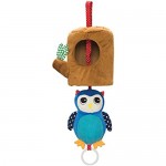 Manhattan Toy Lullaby Owl Pull Musical Crib and Baby Toy