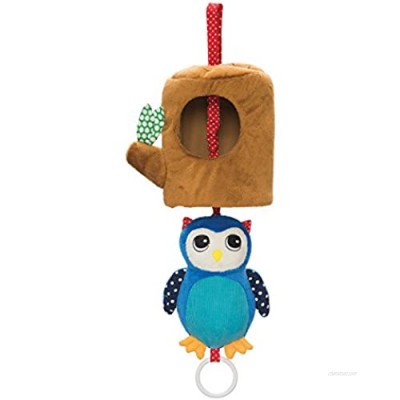 Manhattan Toy Lullaby Owl Pull Musical Crib and Baby Toy