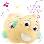 mao&mao Cute Chick Tumbler Doll Roly-Poly Baby Toys Tummy Time Toys Baby Toys 6 to 12 Months Infant Toys for Babies Enguin Tumbler Wobbler for Infant Boy Girl Gifts