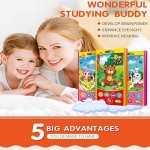 PARAQUAT Phone Toy Play Music Learning English Stories Educational Cell Phone Mobile for Baby Kids Children Birthday Gifts Cartoon Pretend Phones for Baby 6 Months and Older Girl Gifts (Bear)