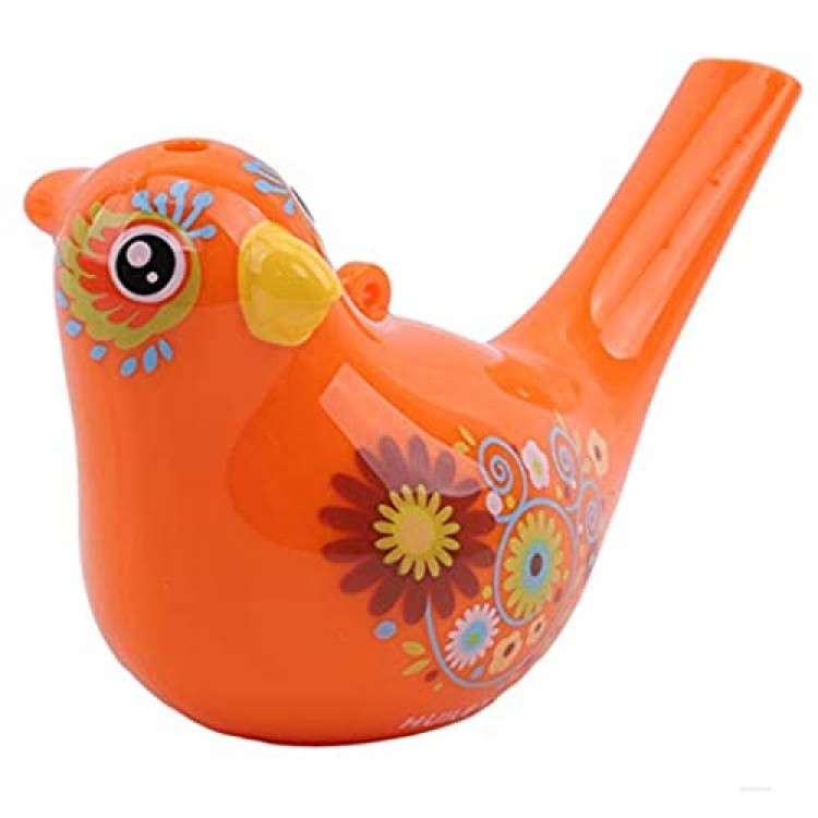 Tovip 1Pcs Coloured Drawing Water Bird Whistle Bathtime Musical Toy for Kids Early Learning Educational Children Gift Toy Musical Instrument