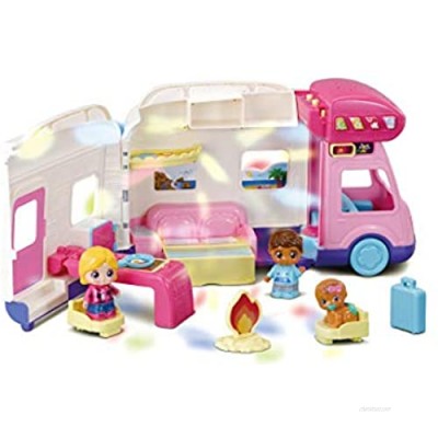 VTech Toot-Toot Friends Moonlight Campervan  Toy Kids Car with Sounds and Phrases  Baby Music Toy with Light Projector for Role-Play Fun  Imaginative Learning Games for Boys and Girls Aged 18 Months +