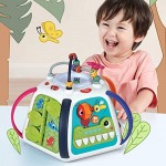 Woby Activity Cube 18-in-1 Educational Toddler Baby Toy Musical Game Play Center with Sounds and Lights，Lots of Functions for Learning and Development