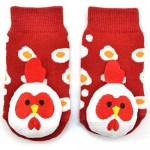Chicken Boogie Toes Rattle Socks 1-Pair