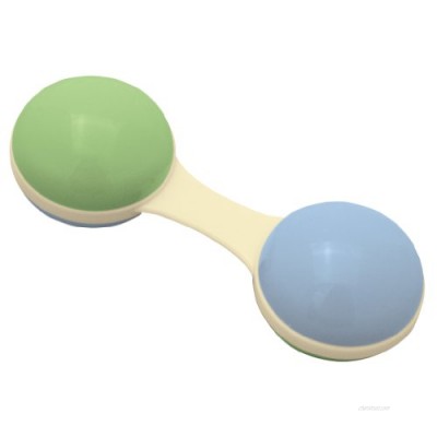 green sprouts Cornstarch Dumbbell Rattle  Blue (Discontinued by Manufacturer)