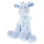 Kelli's Gifts 18 Blue Giraffe Rattle for Boy/Baby /Plush Rattle Newborn Gift