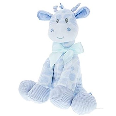 Kelli's Gifts 18" Blue Giraffe Rattle for Boy/Baby /Plush Rattle Newborn Gift