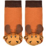 Moose Boogie Toes Rattle Socks 1-Pair