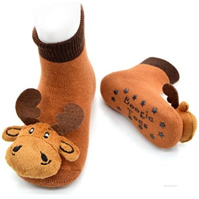 Moose Boogie Toes Rattle Socks  1-Pair