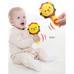 Sozzy Infant Baby Wrist Rattle Toy and Foot Finder Lion Rattle 5 Packs Set Texture Toys for Infant Boy Girls 0-3 3-6 6-9 Months