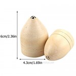 BESPORTBLE 4 Sets Wooden Spinning Tops Standard Tops Toy Kids Educational Toys Classic Spinning Activity Toy for Kids Children