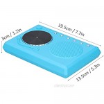 DJ Toy Musical Supplies Music DJ Box 7.7 X 5.3 X 1.2 Inch for Kids for Music Listening(blue)
