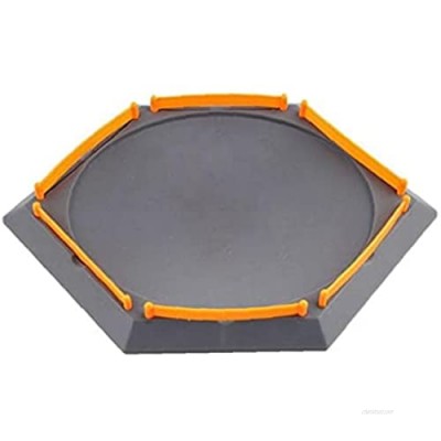 Gyro Disk Spinnig Top Exciting Toy Stadium Board Accessories Boy Gift Suitable for 4~6 Kids Boy (Gray)