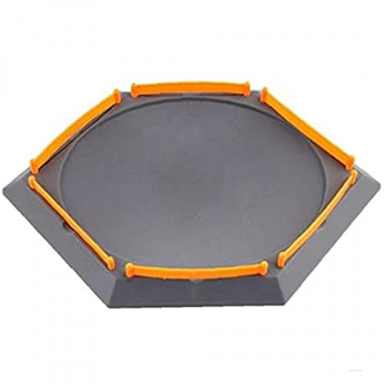 Gyro Disk Spinnig Top Exciting Toy Stadium Board Accessories Boy Gift Suitable for 4~6 Kids Boy (Gray)
