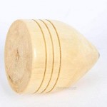 JPWL Spinning Top Children Developmental Toy Abrasion Resistant Puzzle Wooden Classic Spinning Top Play Game Gyro