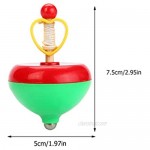 Kisangel 3pcs Pulling String Spinning Tops Gyro Toy Child Gyro Toy Flip Tops Educational Toys Children Party Favors Random Color