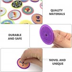 Kisangel 60pcs Mini Plastic Spinning Tops Toy Standard Tops Toy Gyroscope Toy Gift Educational Toy for Kids Children Home Kindergarten Party Favors