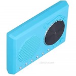 Music DJ Box Music Box Resin Musical Supplies Portable Musical Instrument for Music Listening for Kids(blue)