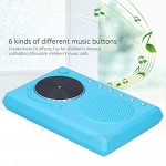Music Toy Mini Portable Musical Instrument DJ Toy Musical Supplies Resin for Kids for Music Listening(blue)