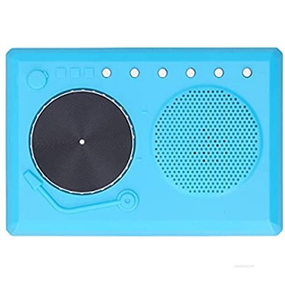 Music Toy  Mini Portable Musical Instrument DJ Toy Musical Supplies Resin for Kids for Music Listening(blue)