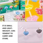 NUOBESTY Gyroscope Wood Spinning Tops Wooden Toys Slow Rising Soft Educational Toys Kindergarten Toys Standard Tops