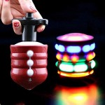 Paradisaea LED Light Up Flashing Spinning Tops Spinning Activity Toy for Toddlers Learn Curiosity & Fine Motor Skills