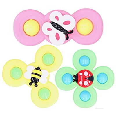 SONK Fingertip Bath Toy  Suction Cup Baby Toy 3 Pcs for Bathtubs for Floors for Glass