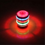 WeiX 2 Pieces Spinning Tops Colorful Gyro Spinning Top Toy Flash Light Sound Music Toy Music Gyroscope Gyro Great Gift for Kids Outdoor Game