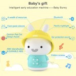 Alilo Smart Learning Robot Bunny Toy Rabbit Montessori Education Toy with New Deluxe Bluetooth and Lights Model Bedtime Storytelling Gift Present for 8-48 Months Baby Kids Infants Toddlers