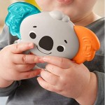 Fisher-Price Teether Tunes Koala animal-themed musical teething toy for baby ages 3 months and older