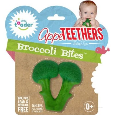 Little Toader Teething Toys  Broccoli Bites