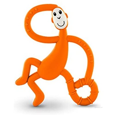 Matchstick Monkey Dancing Monkey Teether - Teething Toy (Orange)