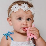 The Official Teething Egg Teething Bundle - Made in the USA- Includes The Molar Magician & Grippie Stick (Baby Pink)