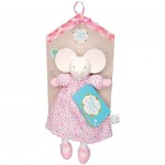Tikiri Meiya The Mouse Flat Toy with Rubber Head (Pink)