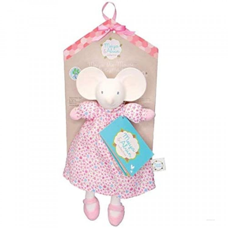 Tikiri Meiya The Mouse Flat Toy with Rubber Head (Pink)