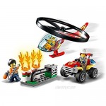 City Fire LEGO 60248 Helicopter Response Toy  Firefighter Adventure Building Set with ATV Quad Bike