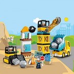 LEGO 10932 DUPLO Town  Wrecking Ball Demolition Construction Set with Toy Truck  Crane and Bulldozer  Toys for 2+ Toddlers