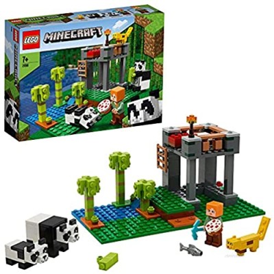 LEGO 21158 Minecraft The Panda Nursery Building Set with Alex and Animal Figures  Toys for Kids 7+ Years Old