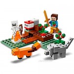 LEGO 21162 Minecraft The Taiga Adventure Building Set with Steve  Wolf and Fox Figures  Toys for Kids for 7+ Years Old
