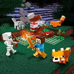 LEGO 21162 Minecraft The Taiga Adventure Building Set with Steve  Wolf and Fox Figures  Toys for Kids for 7+ Years Old