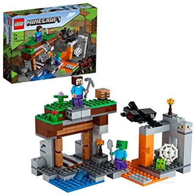 LEGO 21166 Minecraft The Abandoned Mine Building Set  Zombie Cave with Slime  Steve and Spider Figures