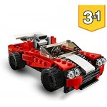 LEGO 31100 Creator 3in1 Sports Car - Hot Rod - Plane Building Set  Toys for 7+ Years Old Boys and Girls