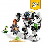 LEGO 31115 Creator 3 in 1 Space Mining Mech  Space Robot Toy  Cargo Carrier  Action Figure Building Set with Alien Figure